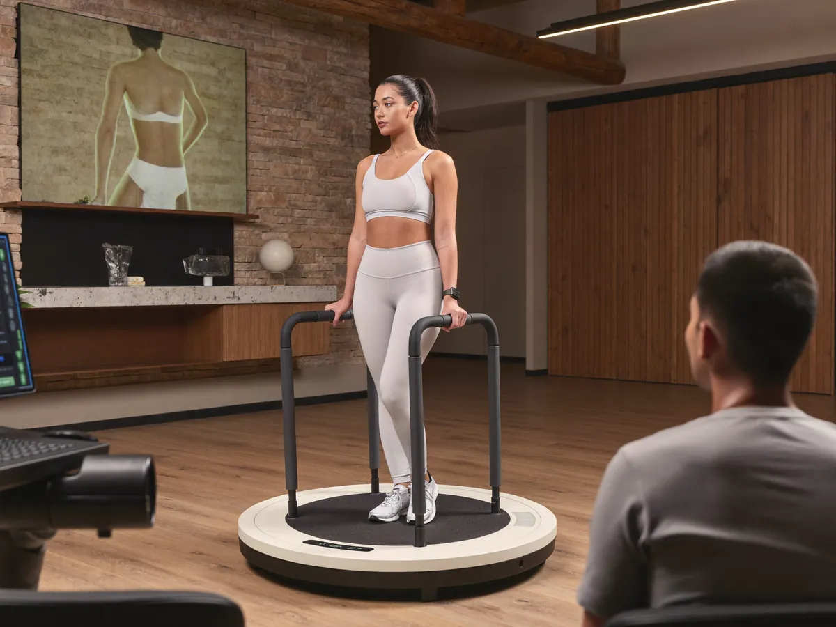 Posture & 3D Scanning equipment in use in an Indonesian wellness clinic