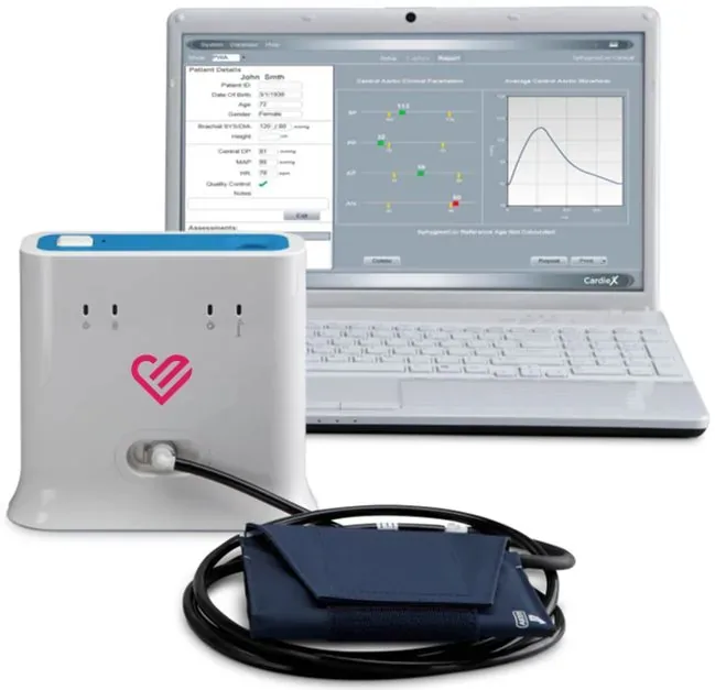 SphygmoCor XCEL central blood pressure and arterial stiffness system